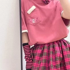 [Customized] Y2K Girl Pleated Tartan Skirt New Arrivals