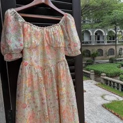 Boss JIA New Arrivals [Premium Selected] Butterfly In My Dream Midi Dress