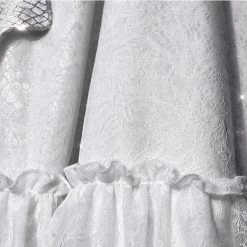 Blood Supply Silver Dragon White Goth Style Lace Dress Summer 2022