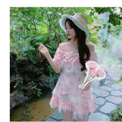 Summer Joy New Arrivals [Exclusive To PeilieeShop] Born Like Summer Flower Mini Dress (Designer SJ)