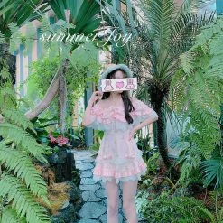 Summer Joy New Arrivals [Exclusive To PeilieeShop] Born Like Summer Flower Mini Dress (Designer SJ)