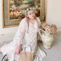 DAJUN [Curve Beauty] Aphrodite Floral Dress