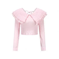Peiliee Shop [Last Stocks] Sakura Puff Shirt