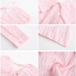 Peiliee Shop [Last Stocks] Sakura Puff Shirt