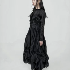Mari Posa New Arrivals [Runway Couture] The Dark Bridal Dress