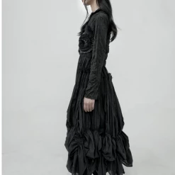 Mari Posa New Arrivals [Runway Couture] The Dark Bridal Dress