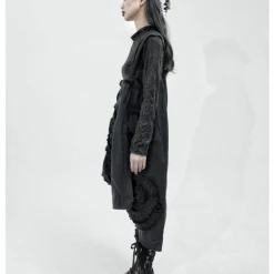 Mari Posa [Runway Couture] The Dark Swan Long Sleeve Gothic Dress