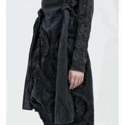 Mari Posa [Runway Couture] The Dark Swan Long Sleeve Gothic Dress