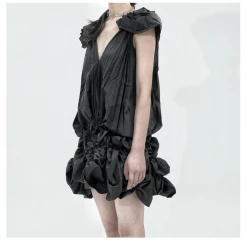 Mari Posa New Arrivals [Runway Couture] Little Black Dress