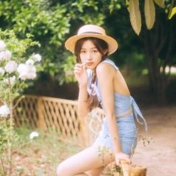 Peiliee Shop New Arrivals Dolly Sailor Set (Sailor Suit Roper Bodysuit Romper)