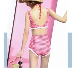 Peiliee Shop [SS2020] Love Strawberry Bikini Set High Waist