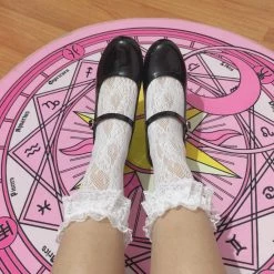 Peiliee Shop [Basic] Lolita Fairy Lace Below Knee Socks