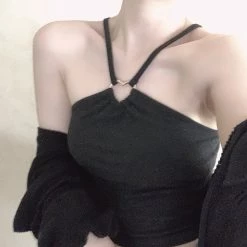 RIBERRY [Basic] Dolly Heart Vest Top