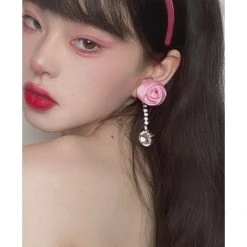 Seven Chen The Dark Rose Earring New Arrivals