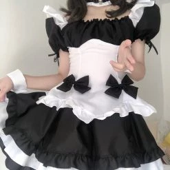 Basic Cosplay Summer 2022 Kuro Neko No Shitsuji - Love Kiki Cosplay Maid Dress Set