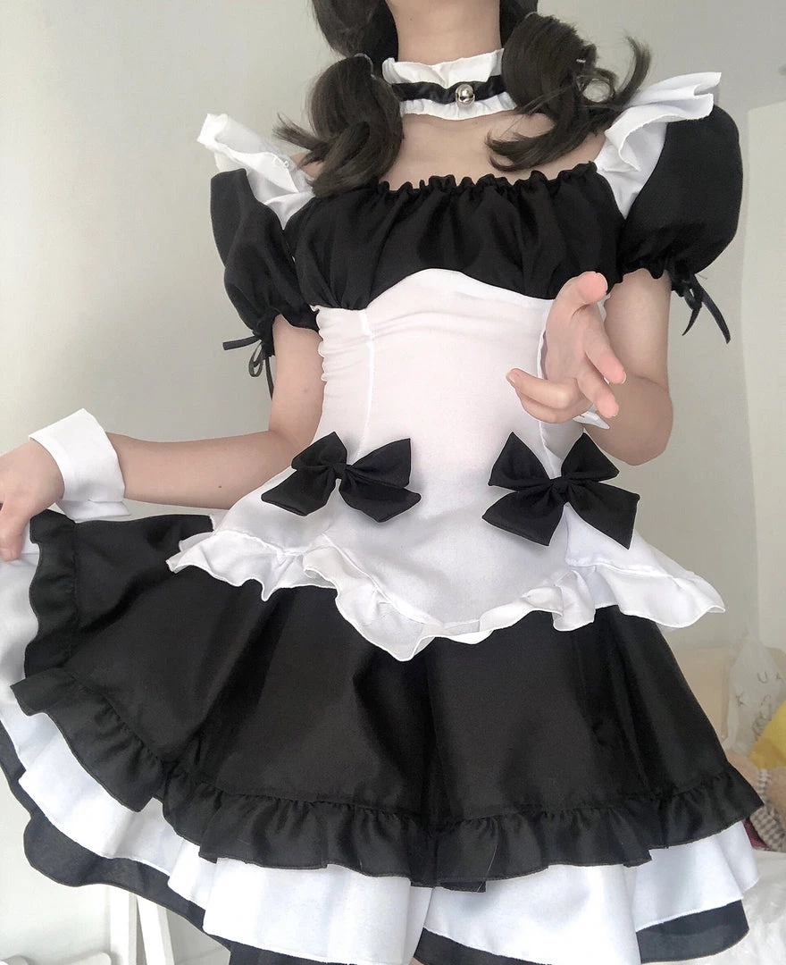 Basic Cosplay Summer 2022 Kuro Neko No Shitsuji - Love Kiki Cosplay Maid Dress Set 1 Basic Cosplay Summer 2022 Kuro Neko No Shitsuji - Love Kiki Cosplay Maid Dress Set