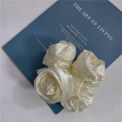 Peiliee Shop The Shine Rose Satin Hairband