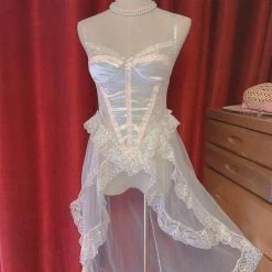 RosySwan [Premium Selected] Paris Night Vintage Lingerie Body Dress