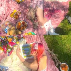 [Premium Selected] Love Diary Cherry Gingham Mini Dress [Designer Arilf] New Arrivals