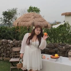 DAJUN [Curve Beauty] Spring Garden Fairy Chiffon Dress Summer 2022