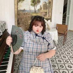 DAJUN New Arrivals [Curve Beauty] Chinese Sweetheart Qipao Dress