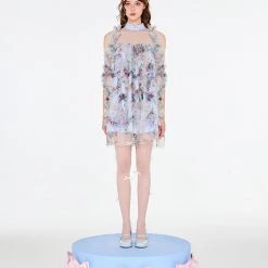 New Arrivals [Unosa] The Blossom Garden A-line Mini Dress