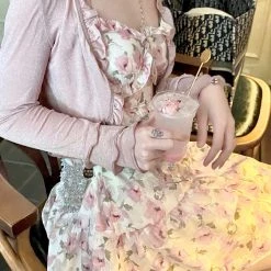 Arilf Lotus Leaf Shine Cardigan New Arrivals