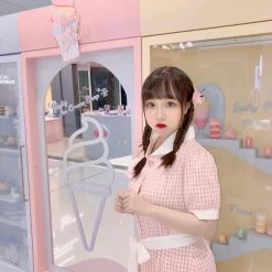 [Premium Selected] Arrived In Dream Land Gingham Dress (designer Rose Candy)