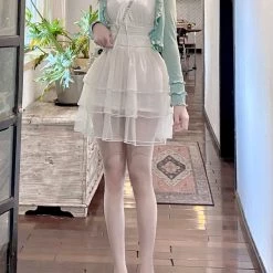 Arilf New Arrivals Minty Cloud Mini Dress Set