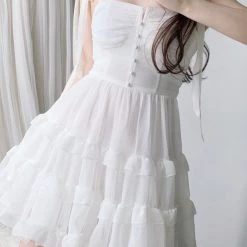 Vita Studio Pure Romance Chiffon Mini Dress