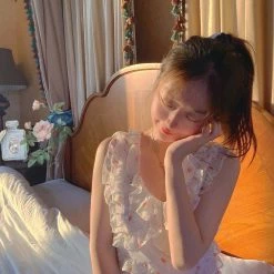 [Customized Size] Floral Day Chiffon Dress