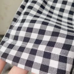 New Arrivals [Customized All Sizes] Sweet Sailor Gingham Babydoll Jumpsuit / Dress