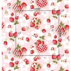 Miss KIKI [Product Photo] Strawberry Garden Bra Set