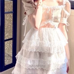 New Arrivals [Sweden Warehouse] The Blooming Angel Elisabeth Lace Dress (Designer Arilf)