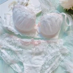 Japanese Lingerie Angel Ribbon For Stars And Roses Bra Set 57 Japanese Lingerie Angel Ribbon For Stars And Roses Bra Set