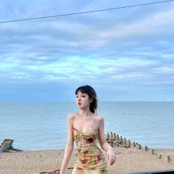 Arilf Pomegranate Flower Sea Floral Dress 44 Arilf Pomegranate Flower Sea Floral Dress