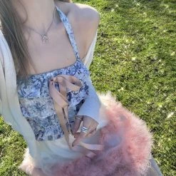 [Arilf] Mermaid Fairy Doll Floral Top Vest