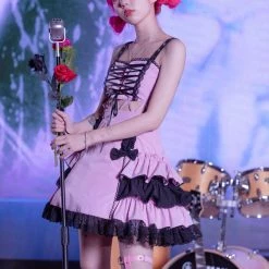 Evil Tooth New Arrivals Cyber Punk Evil Idol Dress Set