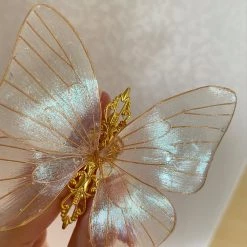 Peiliee Shop [Handmade] The Golden Butterfly Hairpin New Arrivals
