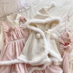 Sleep Doll [Pre-order] Snow Angel Dress Set With Cape Summer 2022