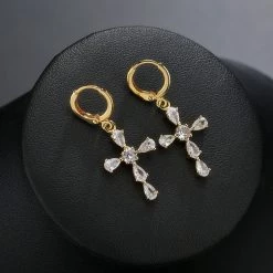 Peiliee Shop Saint Rose Crystal Cross Earring New Arrivals 8 Peiliee Shop Saint Rose Crystal Cross Earring New Arrivals