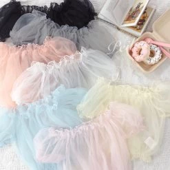 Peiliee Shop New Arrivals [Basic] Angel Shell Multi-Match Crop Top