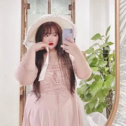 DAJUN [Curve Beauty] Princess Rose Dress Style Swimsuit Swim Wear New Arrivals