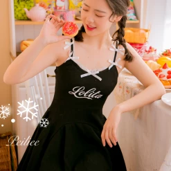 Peiliee 2 Years Anniversary The Dreamy Velvet Dress And Cotton Dress Set New Arrivals