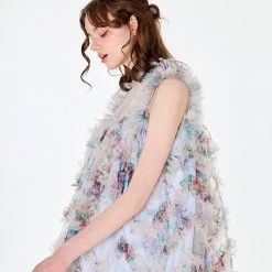New Arrivals [Unosa] The Blossom Garden A-line Mini Dress