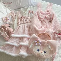 Sleep Doll [Pre-order] Snow Angel Dress Set With Cape Summer 2022