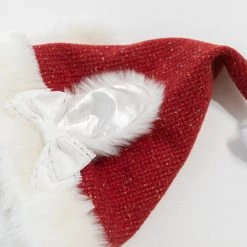 Peiliee Shop New Arrivals [2020 Version] The Sparkle Time Of The Year - Bun Bun Ear Pom Pom Faux Fur Christmas Hat
