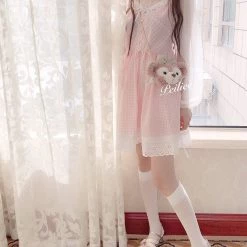 [Exclusive To PeilieeShop] Orange Blossom Gingham Dress New Arrivals