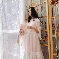 Sweet Piknis [Last Chance] Lady Nova Angelic Dream Vintage Lace Dress New Arrivals