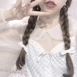 [Exclusive To PeilieeShop] Orange Blossom Gingham Dress New Arrivals